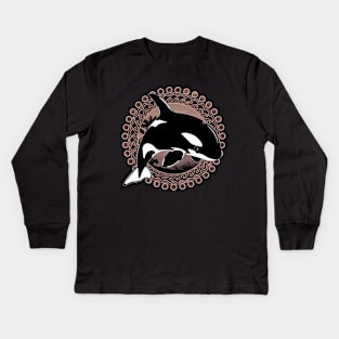 Killer Whale Kids Long Sleeve T-Shirt